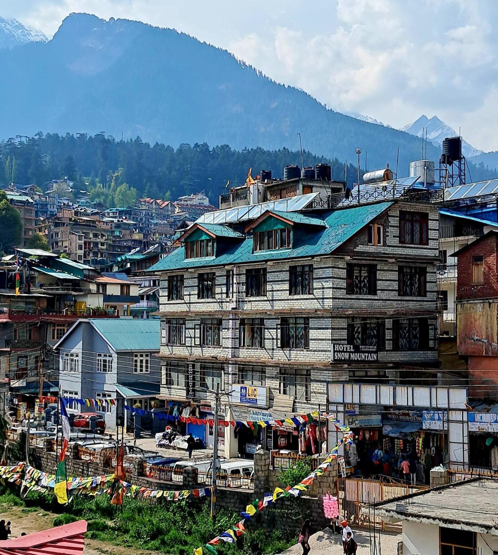 Hotel Snow Mountain Mall Road Manāli Exterior foto